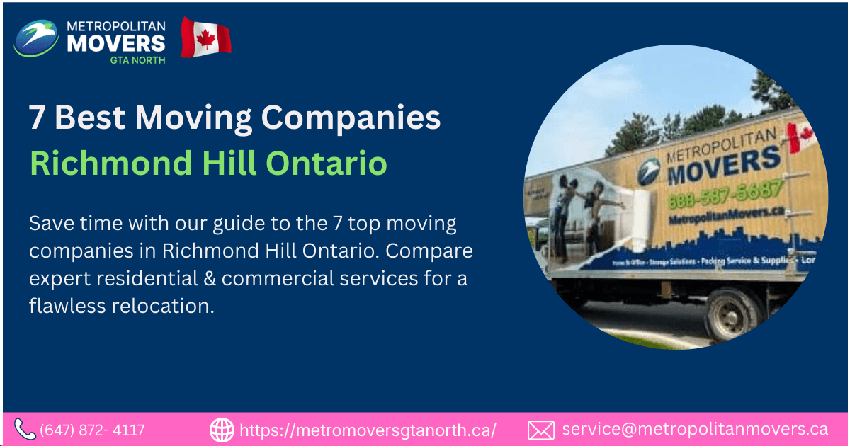 Moving Companies Richmond Hill Ontario