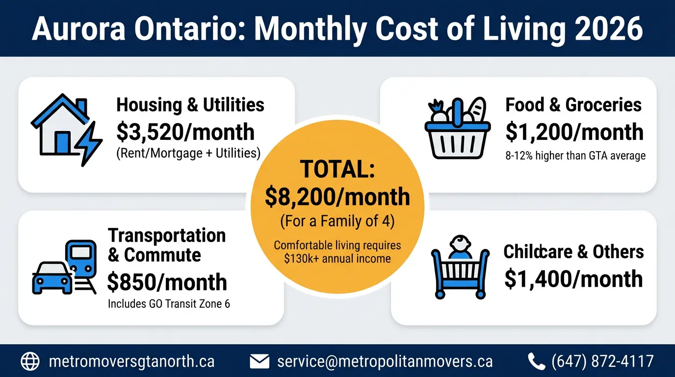The Cost of Living in Aurora, Ontario in 2026: A Detailed Budget Guide